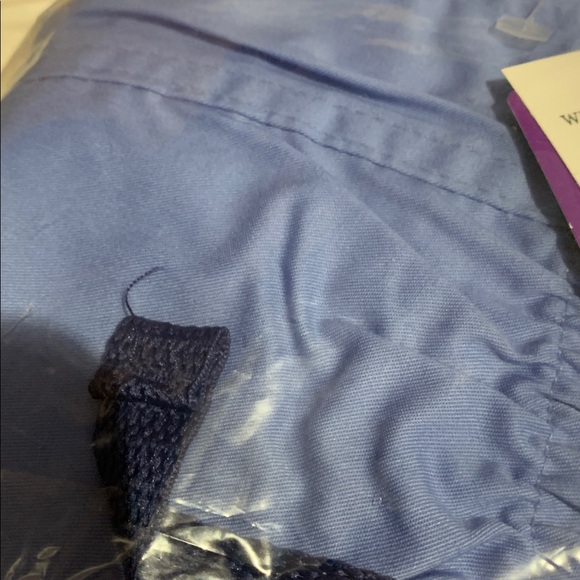 White Swan Nurse Scrub Pants Blue NWT 3X Elastic Waist Pull Up with Pockets - Picture 10 of 10